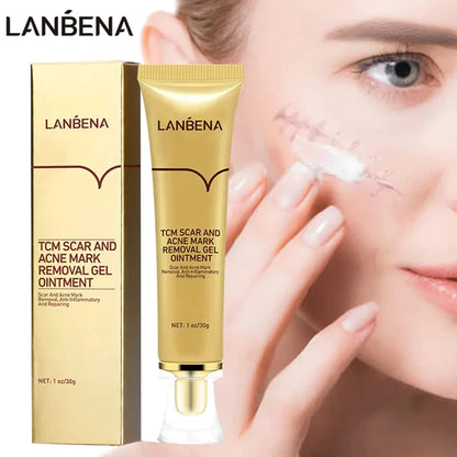 Lanbena® Narbengel, Hautreparatur, Gesichtsbehandlung Pflege und Akne Bekämpfer