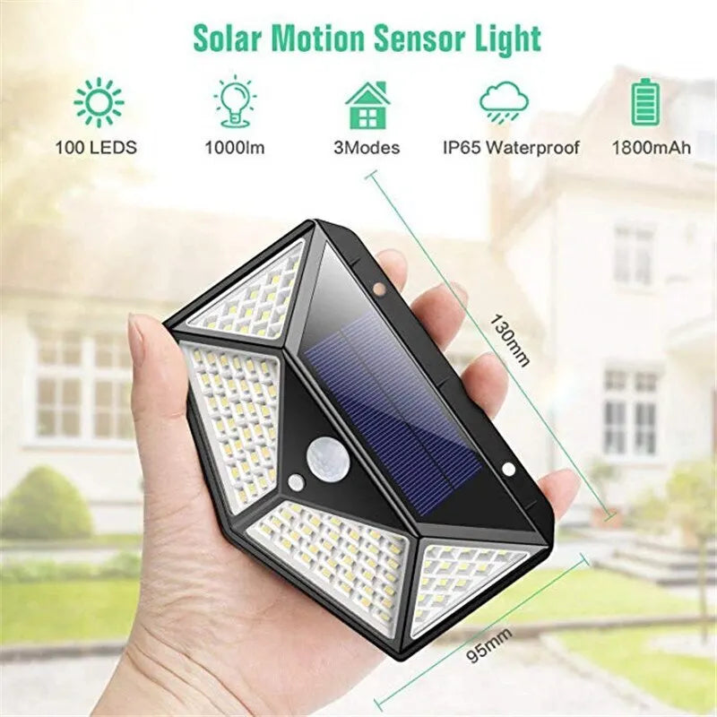 Ewatronik® Solar Garten-Lampe Bewegungssensor