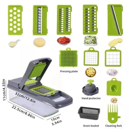 Ewatronik® Gemüse/Obstschneider Gadgets mit Korb