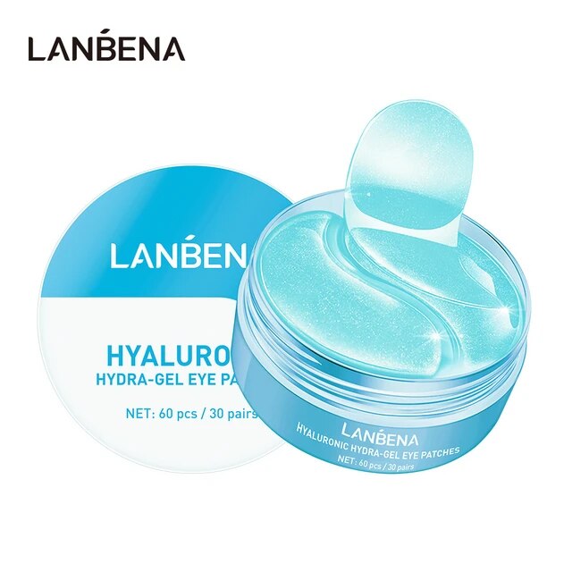 Lanbena® Augenklappen 60 Stück Hydrogel gegen Augenringe