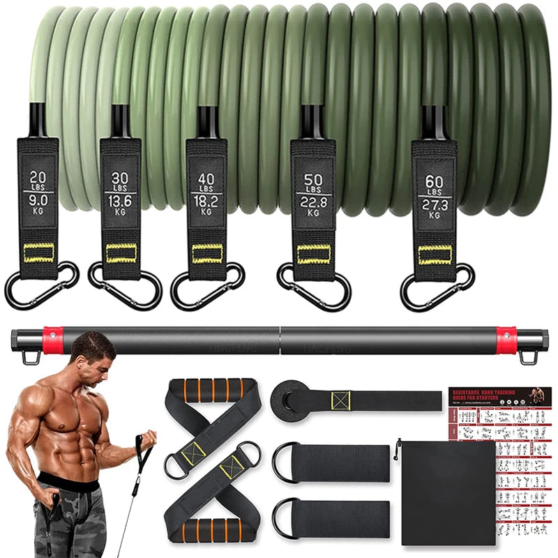 Ewatronik® Widerstandsband-Set, Trainingsbänder-Fitness