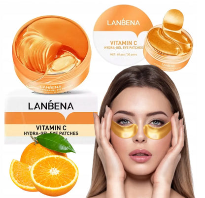 Lanbena® Augenklappen 60 Stück Hydrogel gegen Augenringe